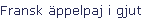 Fransk ppelpaj i gjutjrnspanna