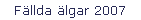 Fällda älgar 2007