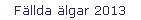 Fällda älgar 2013